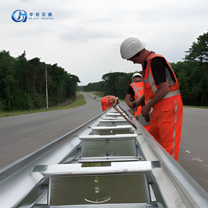 Barrera de Seguridad Vial, Barandilla de Carretera Galvanizada Corrugada en Forma de W, Fácil Instalación, Barandilla para Carreteras de Alta Velocidad - Product Image 4