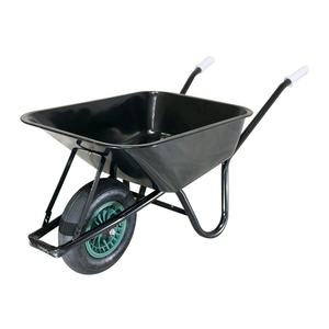 ठोस इस्पात ट्रे wheelbarrow, निर्माण व्हील बैरो, एकल पहिया भारी शुल्क wheelbarrow - Product Image 1