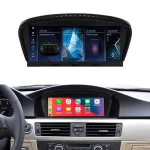 راديو سيارة بشاشة 8.8 بوصة بنظام تشغيل أندرويد 13 برامات 8+128 جيجا ومزود بمعالج فيديو لسيارة BMW الثالثة سلسلة E90 E91 E92 5 سلسلة E60 CCC CIC