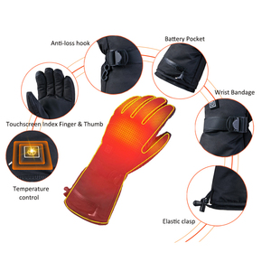 <span class=keywords><strong>WINNA</strong></span> Hochwertige Rutschfeste Winddichte Winterhandschuhe Touchscreen-Handschuhe Handwärmer Thermische Batteriebeheizte Fahrradhandschuhe - Product Image 3