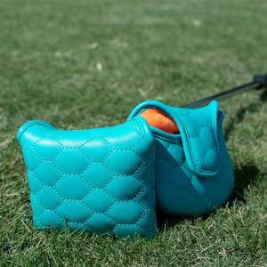 Cuir synthétique bleu de haute qualité pour usage professionnel, broderie/impression de logo, personnalisation OEM/ODM, fer de golf demi-mallette à fermeture magnétique - Product Image 6