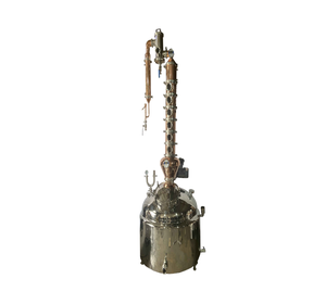 Alambic de distillation Towin 100L en acier inoxydable SUS304/cuivre rouge, type colonne, pour whisky et distillations artisanales - Product Image 2