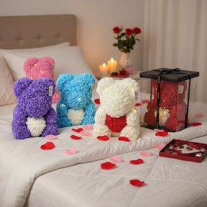 Oso de San Valentín de 14 \ "de colores surtidos con corazón 6PCS/CS para suministros para el Día de San Valentín - Product Image 5