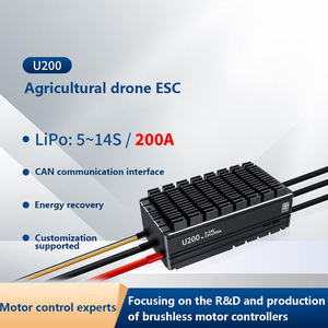 U200 200A Brushless ESC 5-14S Wide Voltage IPX4 Waterproof 320g With 1050μs-1940μs Throttle Pulse Range Electronic Speed Control - Product Image 6
