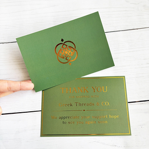 Tarjetas <span class=keywords><strong>de</strong></span> Agradecimiento Personalizadas con Logotipo, MOQ Bajo, Impresas en 4x6 Pulgadas, para Promoción Comercial - Product Image 3