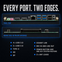 Module OPS 80 broches double 4K, processeur informatique OPS I5-12450H I7-12650H pour affichage numérique, tableau blanc et écran d'affichage