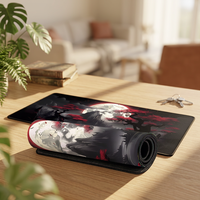 Repose-poignet pour souris, tapis de souris ergonomique incurvé, antidérapant, tapis de bureau en mousse à mémoire de forme