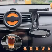 Nuevo Soporte para Botellas y Vasos de ABS para Rejilla de Ventilación de Coche, Soporte para Botellas de Agua para Camiones, Kit Interior para Almacenamiento de Vasos y Botellas en el Coche