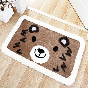 קריקטורה דוב אמבטיה שטיחים מים סופג דלת חדר שינה דלת מחצלת ללא החלקה רכה רחצה רכה לילדים - Product Image 2