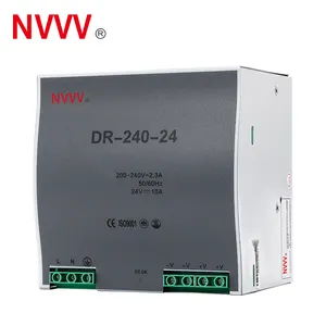 Fontes de alimentação DIN Rail 12V 24V 36V 48V 10W 20W 60W 75W 240W 480W Fonte de alimentação comutada para sistema de controle industrial