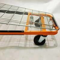 Chariot de manutention robuste en maille pour supermarché et entrepôt Dika