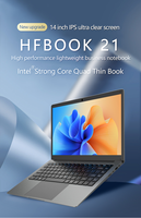NEW HFBOOK21 14.1 Inch 1366*768 IPS Screen Intel J4105 Processor DDR4 6GB SSD Windows 10 for Gaming Laptop Fingerprint