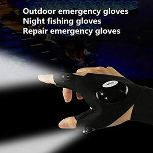 Wholesale <b>LED</b> Flashlight Luminous Running <b>Waterproof</b> Cycling Camping Hiking <b>Glove</b> Lamp <b>Lighting</b> Fingerless - Product Image 3
