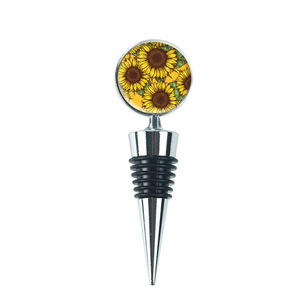 New cross-border product: Flower-shaped wine <b>stopper</b>, sunflower-shaped beverage bottle <b>stopper</b>, condiment bottle sealing and - Product Image 2