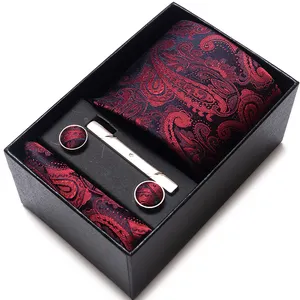 厂家定制商标批发有礼品礼盒男式丝质领带