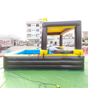Piscina inflable portátil, casa flotante, bar flotante para niños, ideal para fiestas de verano. - Product Image 3