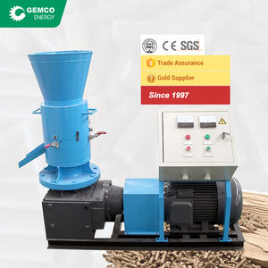 Presse à granulés plats et tournés à rouleaux avec structure motorisée et à engrenages pour granulés de bois - Product Image 2