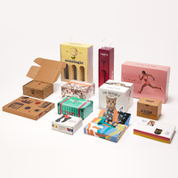 Boîtes en papier entièrement personnalisables, boîtes cadeaux, boîtes d'expédition, boîtes rigides en deux parties pour les solutions d'expédition et d'emballage du commerce électronique