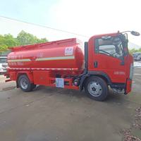 Camion-citerne de ravitaillement mobile 4x2, réservoir de carburant de 10,2 m³, citerne à huile en acier au carbone avec fonction de pompage pour chantier de construction