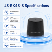 Módulo GNSS RTK Industrial Multi Constelación, Receptor de Posicionamiento de Alta Precisión con Interfaz UART I2C
