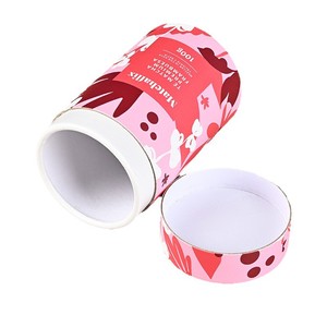 Boîte cylindrique en papier kraft enduit biodégradable avec impression couleur personnalisée et conception de logo pour bougies, thé, parfum - Product Image 2