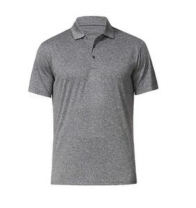 <b>Grey</b> Short-Sleeve <b>Men's</b> <b>Polo</b> <b>Shirt</b> From Bangladesh 100% Cotton Anti-Wrinkle Long <b>Polo</b> Collar Casual Style Golf Export Oriented - Product Image 2