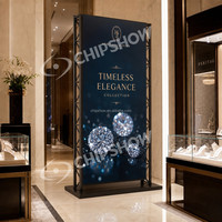 Indoor P1.95 P2.6 P2.97 3840Hz Miet-LED-Panel 500x500mm Einfach zu Installierende Schlanke P26 LED-Videowand für Juweliergeschäfte