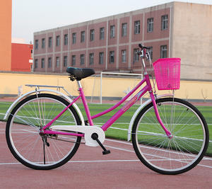 Bicicleta urbana de una sola velocidad, cuadro de acero al carbono, 24/26 pulgadas, barata - Product Image 5