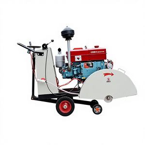 Machine à découper le béton à moteur diesel avec capacité de coupe de 18 cm, gravure et rainurage automatiques, rayon de braquage court - Product Image 1