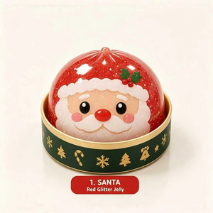 Brinquedos <span class=keywords><strong>Squishy</strong></span> de Natal em Formato de Bolinho, de Subida Lenta, para Alívio do Estresse, Fidget, Apertáveis, Sensoriais, Descompressão, Presente Criativo, Unissex, para Crianças e Adultos - Product Image 3