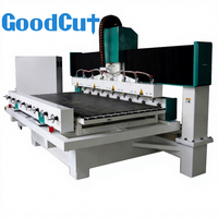 Routeur CNC 4 axes GoodCut pour la sculpture sur bois avec 6/8 broches, 1300x2500mm, garantie de 2 ans pour les supports de chaise et les rails de lit