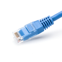 Kabel Jaringan Ethernet LAN Internet Komputer Patch Cord 2M 3M 5M 10M Biru Rj45 utp ftp CAT6 23AWG