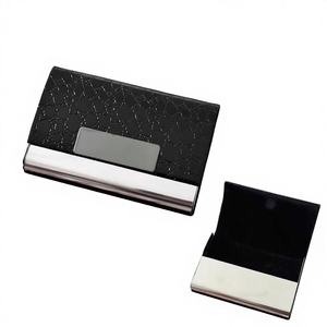 Tarjetero Ejecutivo de Lujo con Acabado de Cocodrilo, Cuero Negro Hecho a Mano, Logotipo Personalizado, Regalo Promocional - Product Image 1