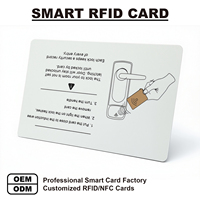 Tarjeta Inteligente RFIC de PVC de Doble Frecuencia 125khz Ev2 para Control de Acceso con Adhesivo, Llave para Cerradura de Puerta de Hotel, Identificación NFC