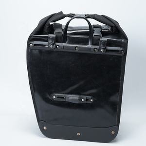 Ensemble de sacs de cadre de vélo en PVC imperméables personnalisés sacoche de <span class=keywords><strong>transport</strong></span> de vélo à clipser accessoires de cyclisme noirs - Product Image 6