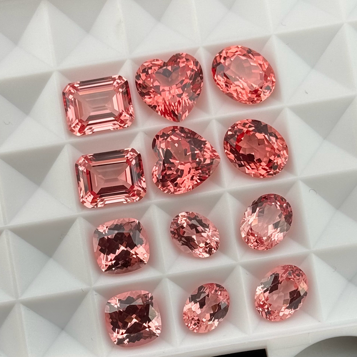 Pink asscher cut