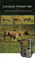 H5812 mini caméra de sécurité domestique trail camera mini caméras de surveillance de la faune caméra de chasse avec panneau solaire