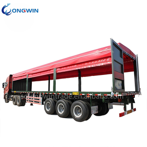 3 essieux 60 tonnes camion <span class=keywords><strong>remorque</strong></span> imperméable et anti-poussière rideau semi-<span class=keywords><strong>remorque</strong></span> 40ft rideau côté semi-<span class=keywords><strong>remorque</strong></span> à vendre - Product Image 6
