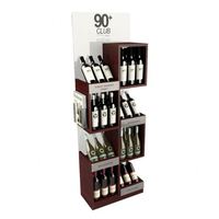 Conseil suspendu rotation présentoir au sol pour boisson vin doux énergie support de bouteille d'eau présentoir de support de boisson gazeuse en métal