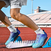 Chaussures à pointes professionnelles pour l'athlétisme, hommes et femmes, légères, pour la course de vitesse, respirantes, pour l'entraînement