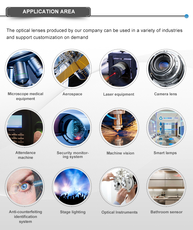 Custom spherical molded led plano convex lens spherical lenses optical lenses