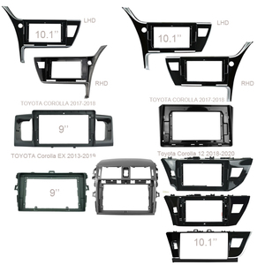 กรอบพลาสติกแผงหน้าปัดเครื่องเล่นมัลติมีเดีย Dvd,ขนาด10.1นิ้วสำหรับ Mazda Cx 9 Bmw <span class=keywords><strong>Toyota</strong></span> Yaris Land Cruiser Prado <span class=keywords><strong>Vios</strong></span> - Product Image 4