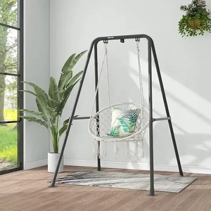 Support de <span class=keywords><strong>hamac</strong></span> moderne en forme de A <span class=keywords><strong>pour</strong></span> chambre à coucher en plein air, salon, parc, matériau en tissu métallique durable. - Product Image 2