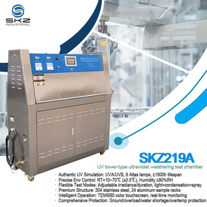 SKZ219A-UV <span class=keywords><strong>ASTM</strong></span> Edelstahl Witterungsbeständigkeits- und Alterungskammer Wasserdichter Schutz Hochpräzise Automotive UV-Testkammer - Product Image 4