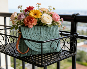 Bolso de playa pequeño <span class=keywords><strong>Bali</strong></span> en stock para mujer, bandolera tipo sobre con dos asas, duradero, ligero y geométrico - Product Image 4