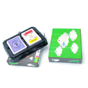 Jeu de poker Royal imprimé personnalisé de luxe pour adultes 100% jeu de table en plastique Vintage des deux côtés accessoire adulte Sexy pour planche Carrom - Product Image 3