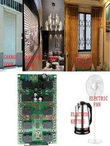 433兆赫DC 12V 10A 10CH射频无线工业遥控系统个人学习代码灯/发光二极管波段家用电器 - Product Image 3