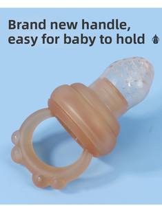 Mordedor de Silicona para Bebés, Bolsa de Malla para Frutas y Verduras, Mordedor para Masticar y Aliviar las Molestias Dentales, para Bebés de 0 a 24 Meses - Product Image 6