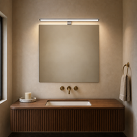 Miroir lumineux LED en aluminium