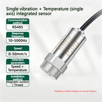 Capteur de température à vibration haute fréquence RS485, capteur MEMS industriel pour la surveillance des roulements et des machines